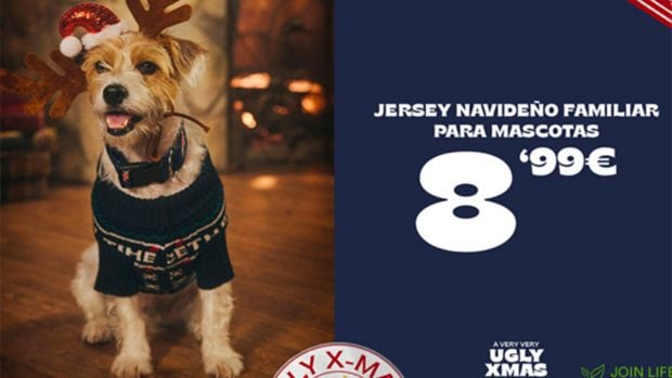 Jersey para mascotas./Lefties