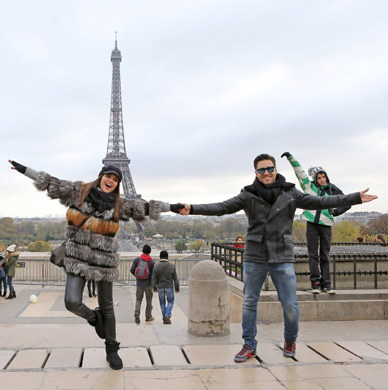 Paula Echevarr&iacute;a y David Bustamante en Par&iacute;s / GTRES