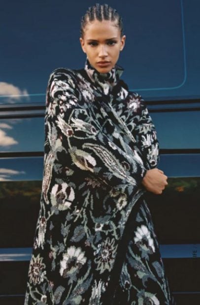 Abrigo jacquard