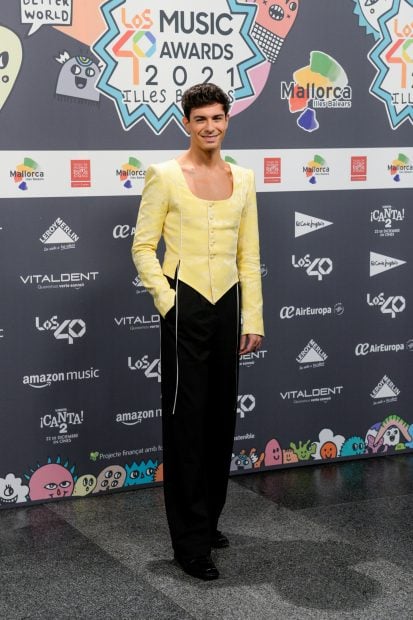 Alfred Garc&iacute;a en los Premios 40 Principales./Gtres