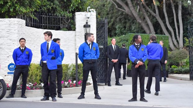 Empleados en la boda de Paris Hilton./Gtres