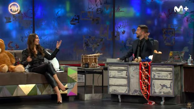 M&oacute;nica Naranjo y David Broncano hablando en 'La Resistencia'./'La Resistencia'