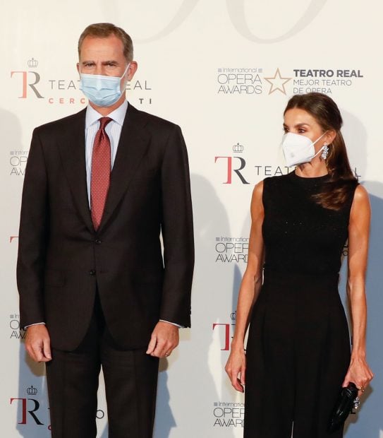 La Reina Letizia y el Rey Felipe en el Teatro Real / Gtres