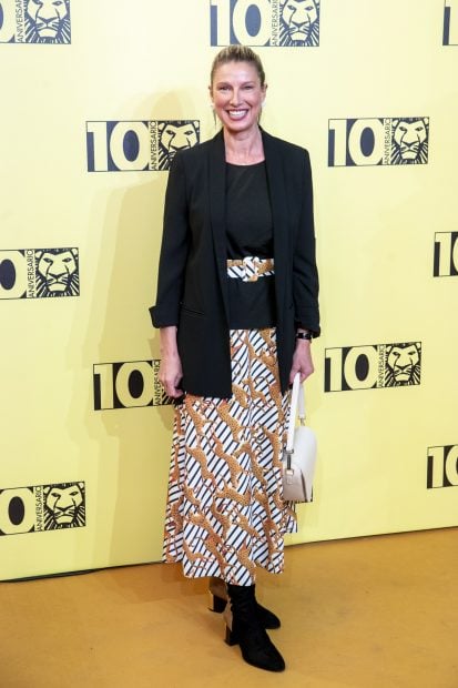 Anne Igartiburu en el musical de 'El Rey Le&oacute;n'./Gtres
