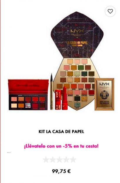 Kit de maquillaje/Nyx
