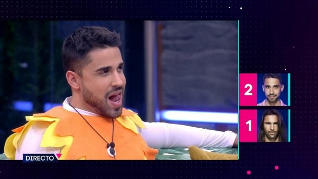 Miguel Frigenti sorprendido / Telecinco