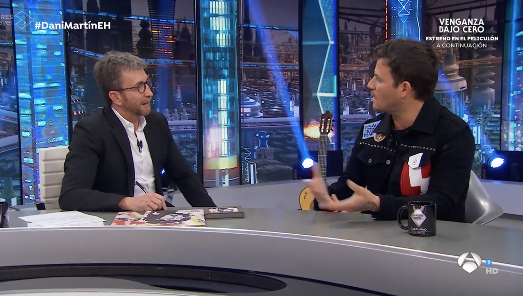 Dani Mart&iacute;n y Pablo Motos hablando / Antena 3