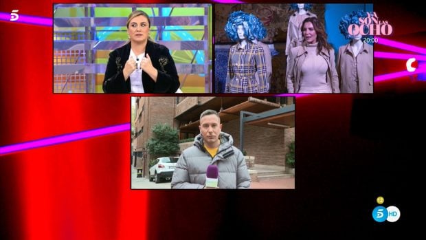 Carlota Corredera, un reportero y Mar Flores en S&aacute;lvame / Telecinco