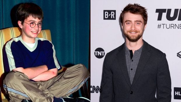 Daniel Radcliffe antes y despu&eacute;s./Gtres