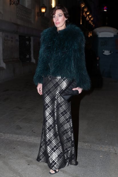 Eugenia Osborne con un abrigo de pelo / Gtres