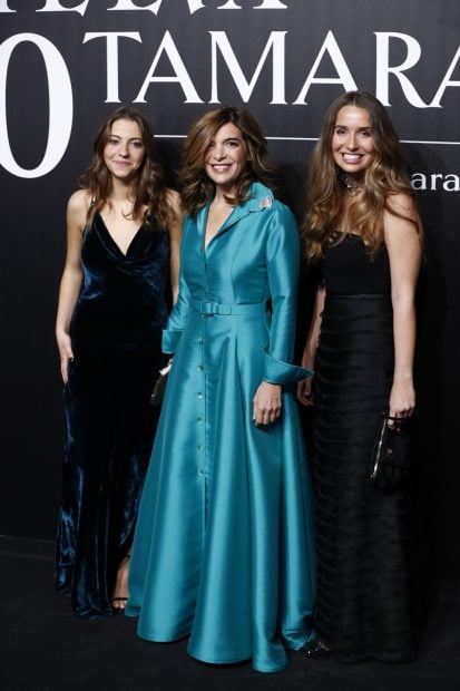 Xandra Falc&oacute; con un vestido azul./Gtres