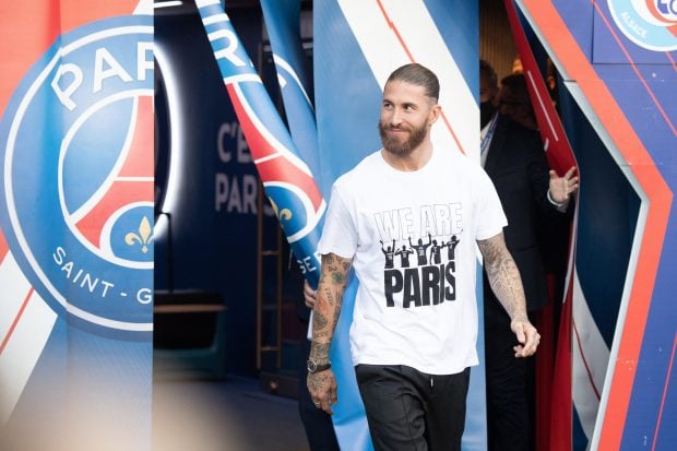 Sergio Ramos con el PSG / Gtres