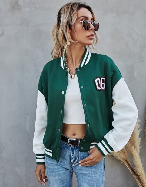 Chaqueta beisbolera Shein