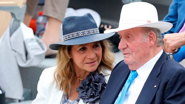 La infanta Elena y el rey Juan Carlos / Gtres