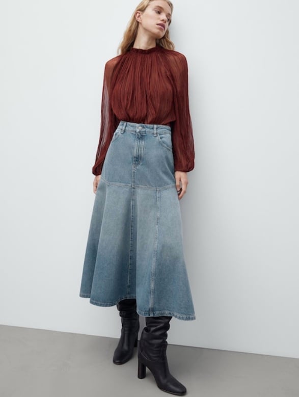 Falda Massimo Dutti