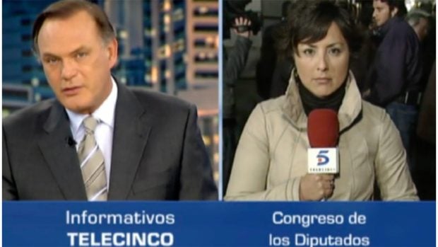 Sonsoles &Oacute;nega de reportera./Telecinco