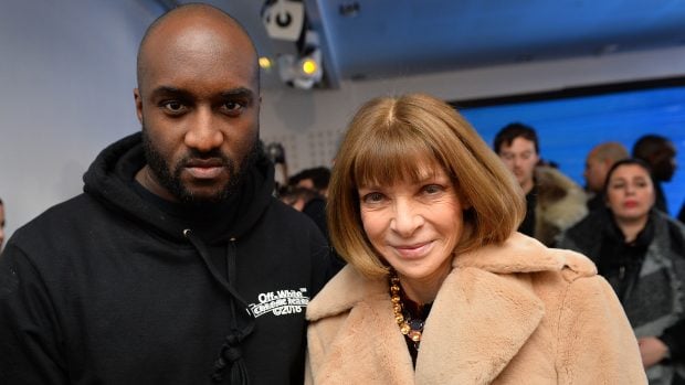 Virgil Abloh y Anna Wintour, posando juntos./Gtres