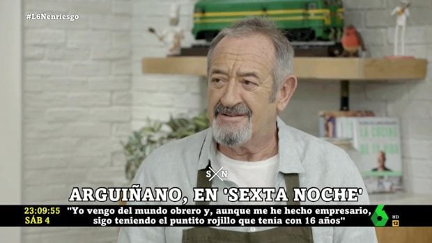 Karlos Argui&ntilde;ano en 'LaSexta Noche' / La Sexta