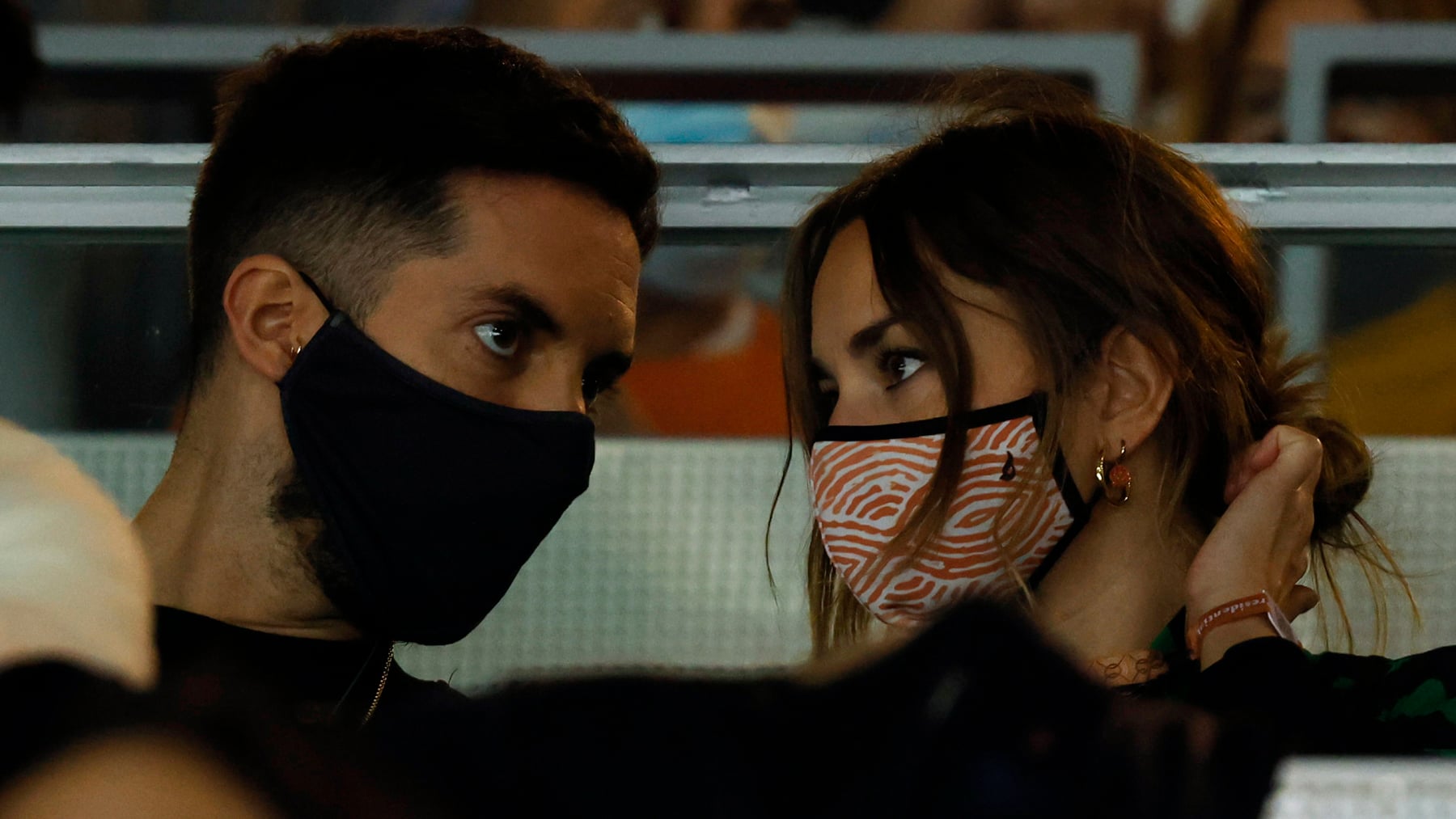 Silvia Alonso y David Broncano en la Copa Davis / Gtres