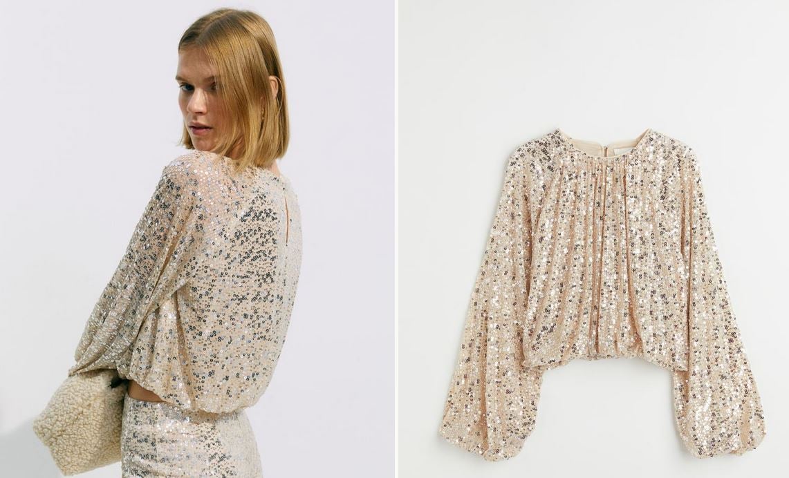 Si&eacute;ntete fabulosa con este look de H&M de lentejuelas