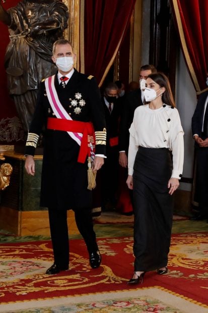 La reina Letizia en la Pascua Militar 2021/Gtres