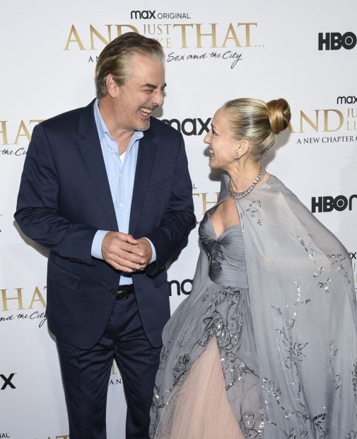 Sarah Jessica Parker y Chris North en el estreno de la secuela de 'Sexo en Nueva York'./Gtres