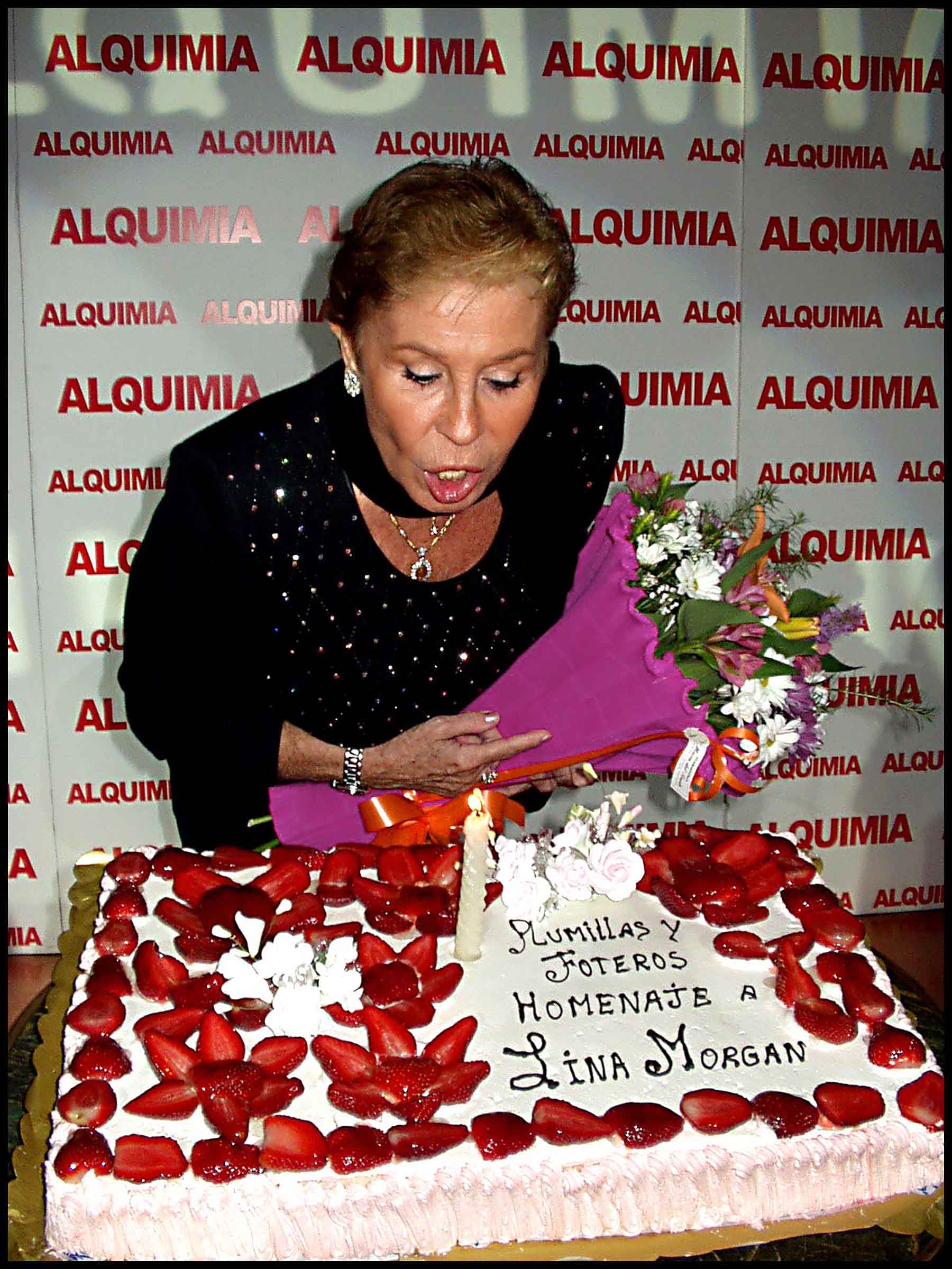 Lina Morgan durante un homenaje / GTRES