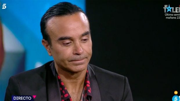 Luis Roll&aacute;n, llorando./Telecinco
