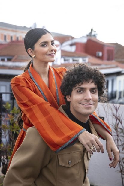 Tom&aacute;s P&aacute;ramo y Mar&iacute;a Garc&iacute;a de Jaime posando./Gtres