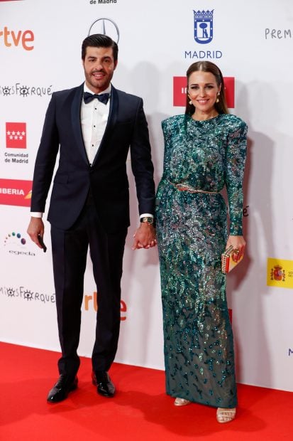 Paula Echevarr&iacute;a y Miguel Torres en un photocall / Gtres