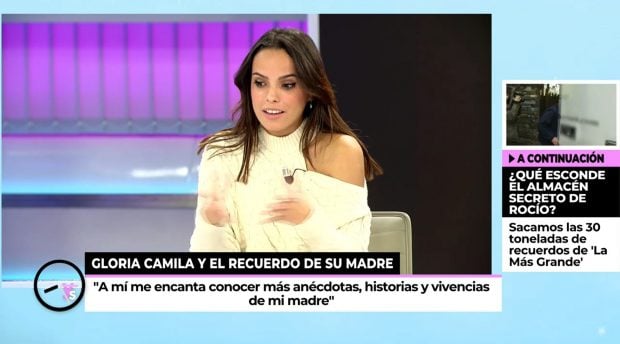 Gloria Camila en 'Ya son las ocho' / Telecinco