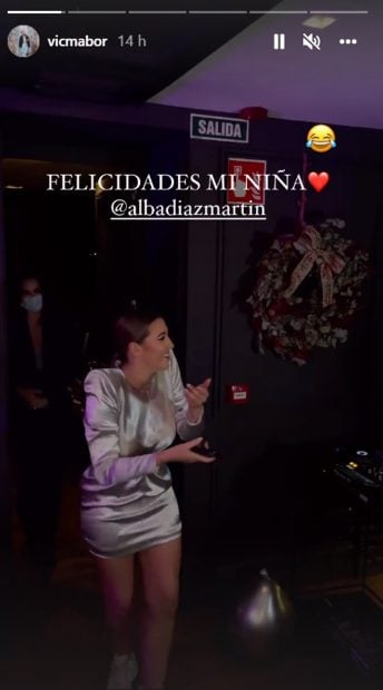 Alba D&iacute;az en una storie / Instagram