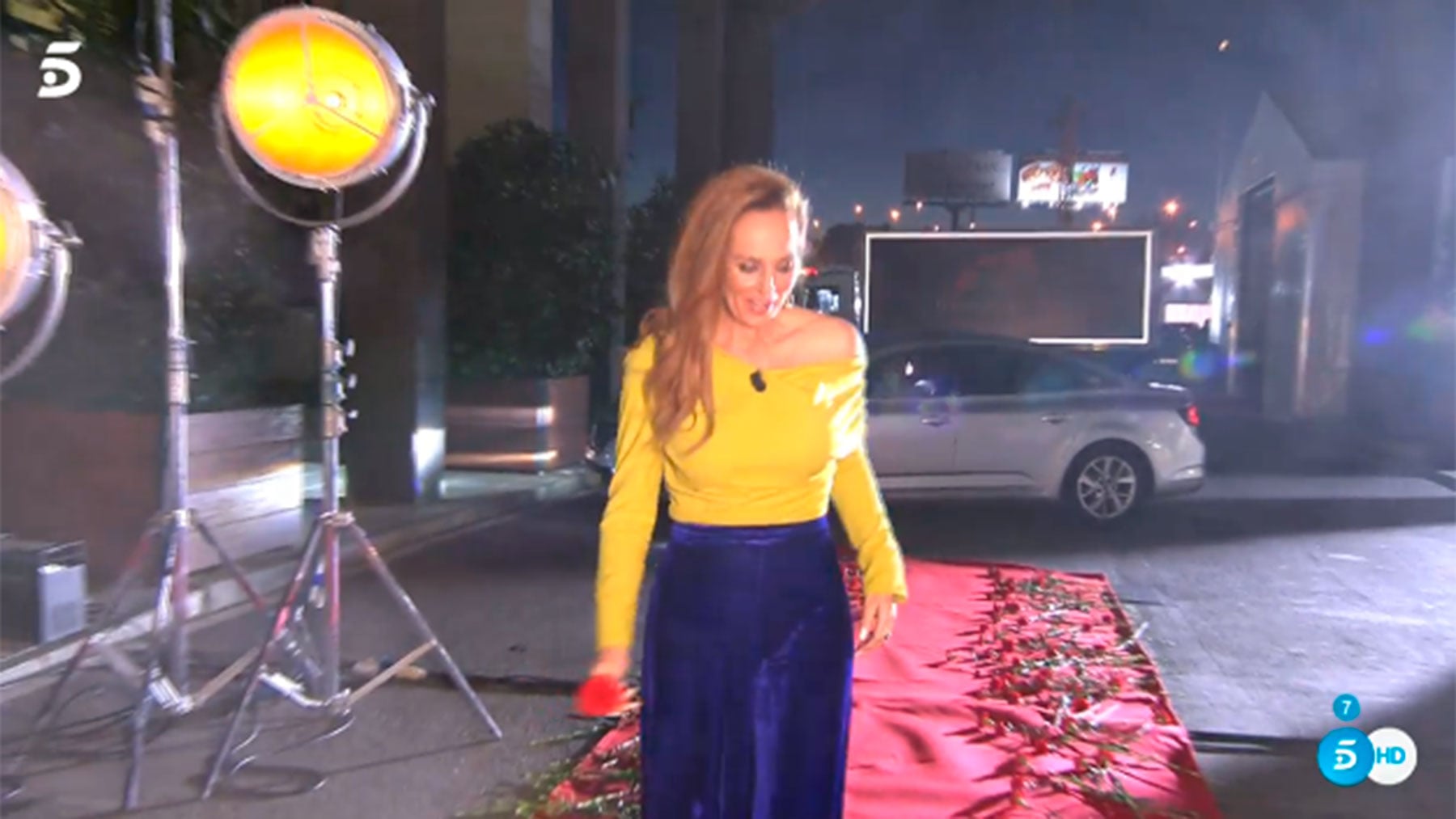 Roc&iacute;o Carrasco, entrando en Telecinco / Mediaset