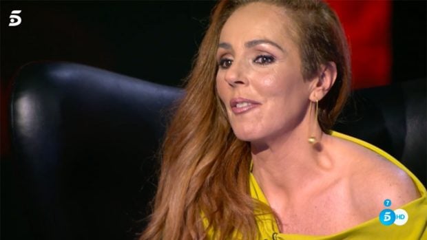Roc&iacute;o Carrasco, emocionada./Telecinco