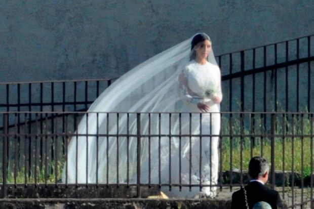 Kim Kardashian de novia / Gtres