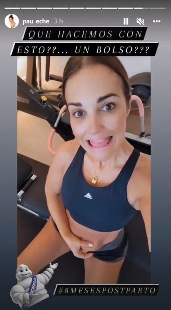 Paula Echevarr&iacute;a en un storie / Instagram