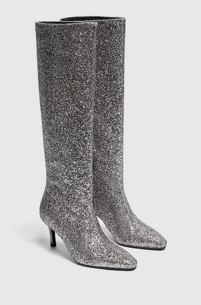 Botas lentejuelas Pull&Bear