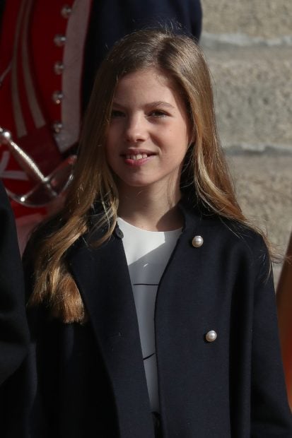 Infanta Sof&iacute;a de Borb&oacute;n en febrero de 2020./Gtres