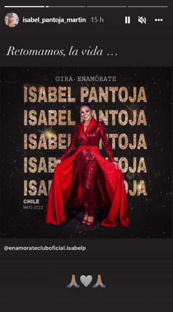 Storie de Isabel Pantoja / Instagram