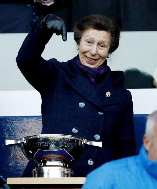 La Princesa Ana en un acto de rugby en 2019./Gtres
