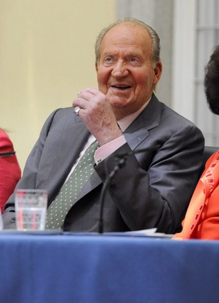 Don Juan Carlos en un acto./Gtres