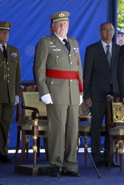 El Rey Em&eacute;rito en un acto p&uacute;blico./Gtres