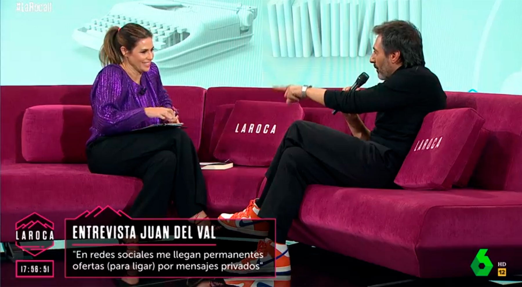 Juan del Val contestando a Nuria Roca en La Roca/ La Sexta