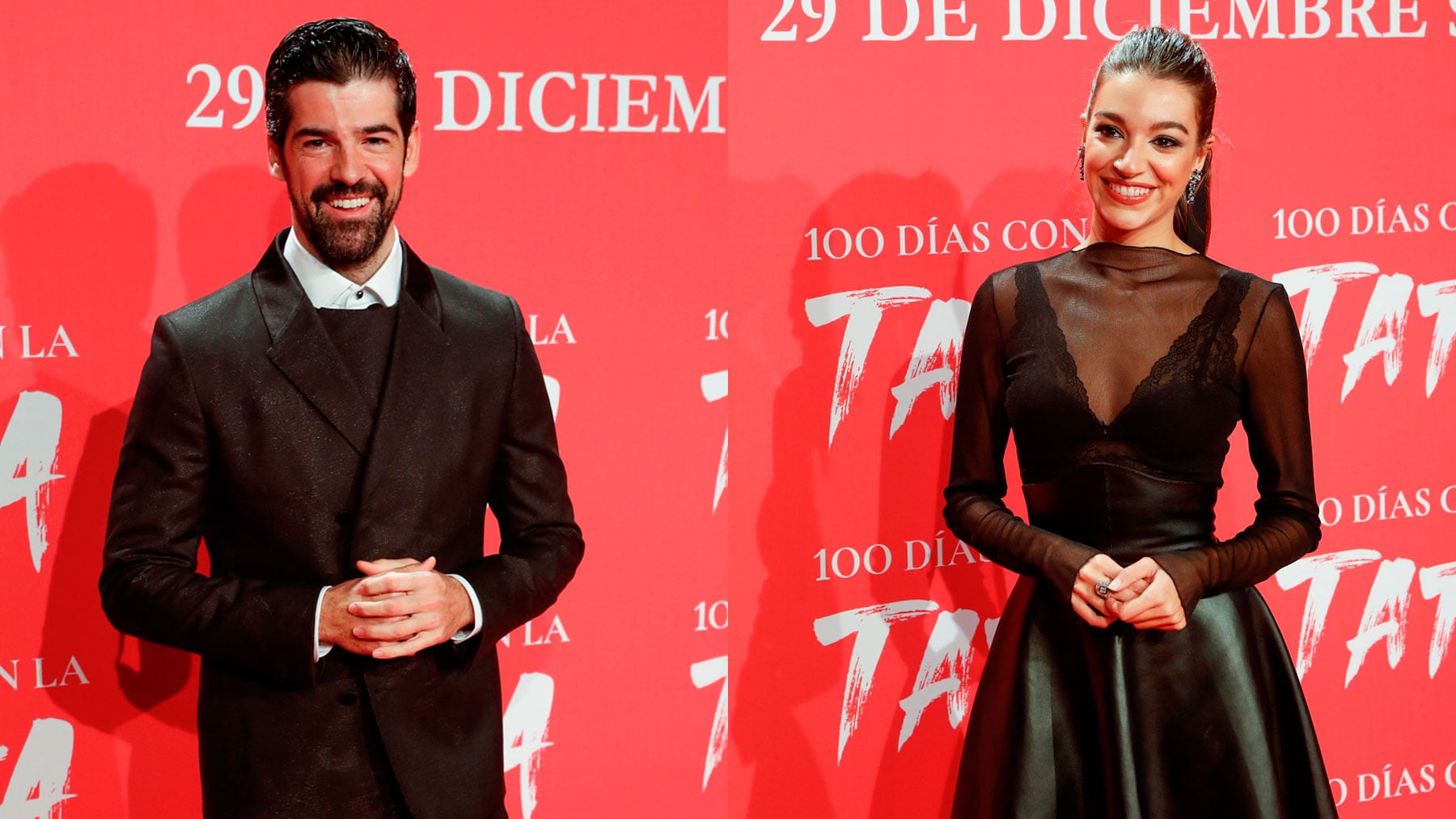 Miguel &Aacute;ngel Mu&ntilde;oz y Ana Guerra, en el estreno / Gtres