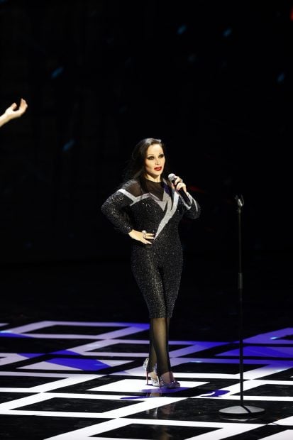 Alaska cantando durante uno de sus conciertos / Gtres
