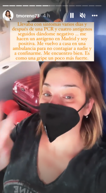 To&ntilde;i Moreno, positivo en Covid-19 / Instagram