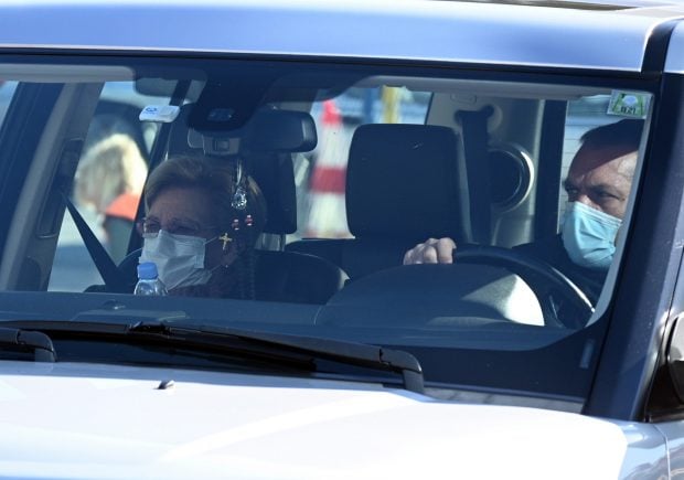 Ana Mar&iacute;a de Grecia en un coche / Gtres