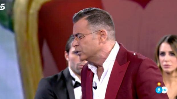 Jorge Javier V&aacute;zquez, muy molesto./Telecinco