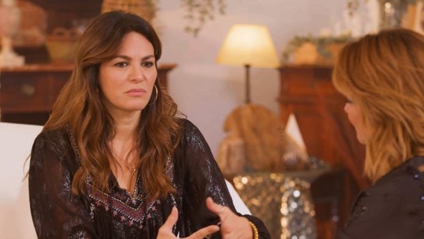 Fabiola Mart&iacute;nez hablando / Telecinco