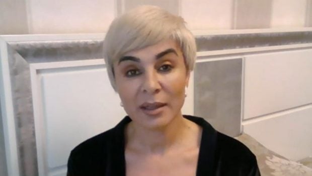 Ana Mar&iacute;a Ald&oacute;n en una videollamada / Telecinco